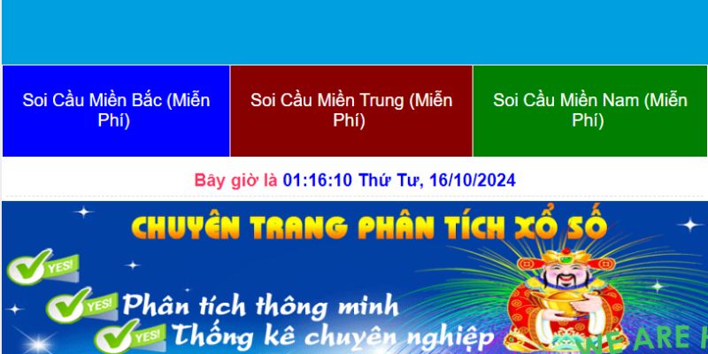 Soi cầu 3 miền nhanh chóng