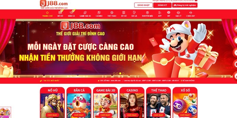 Link vào nhà cái J88 với nhiều ưu đãi hấp dẫn